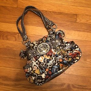 Kathy Van Zeeland Paisley Shoulder Bag
